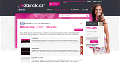 Desktop Screenshot of maturitni-fotografie.maturak.cz
