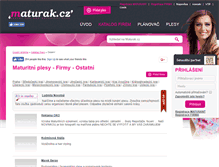 Tablet Screenshot of maturitni-ostatni.maturak.cz