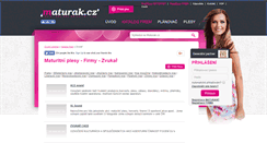 Desktop Screenshot of maturitni-zvukar.maturak.cz