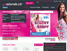 Tablet Screenshot of maturitni-plesy.maturak.cz