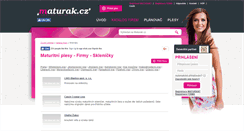 Desktop Screenshot of maturitni-sklenicky.maturak.cz