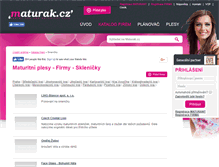 Tablet Screenshot of maturitni-sklenicky.maturak.cz