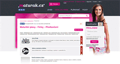 Desktop Screenshot of maturitni-predtanceni.maturak.cz