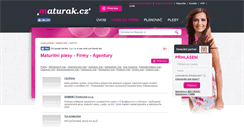 Desktop Screenshot of maturitni-agentury.maturak.cz